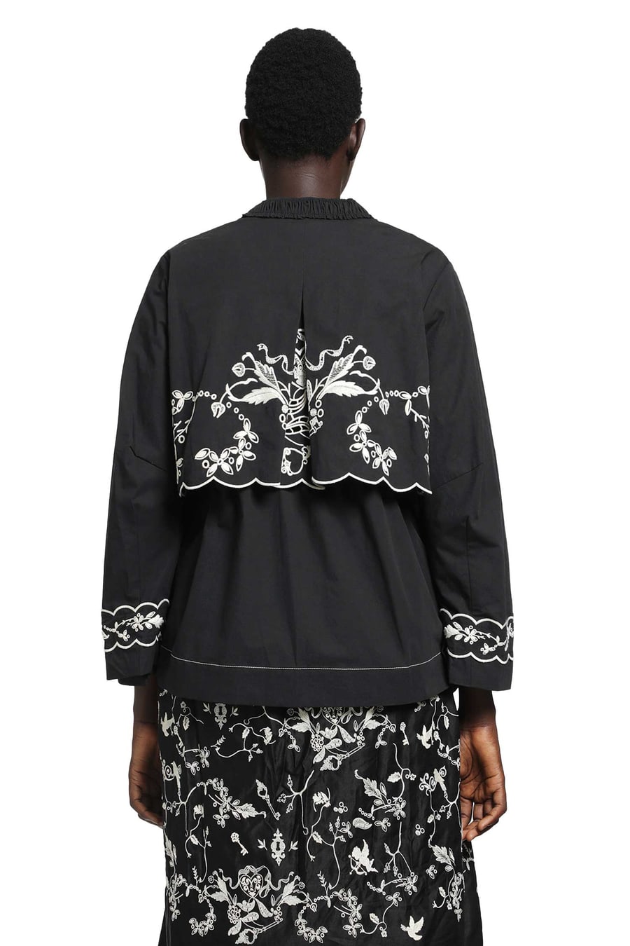 RENLI SU Short Trench Coat, view 3