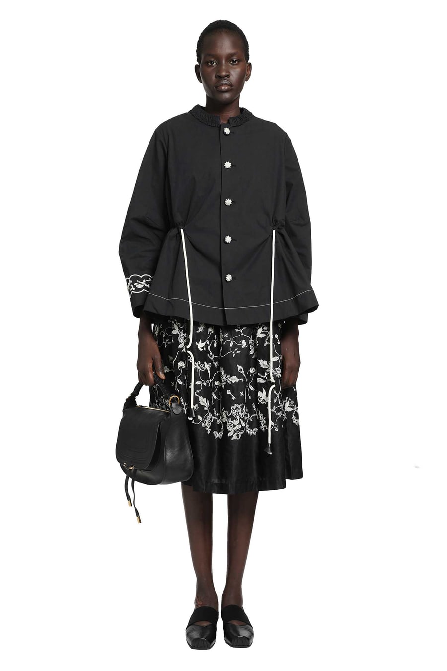 RENLI SU Short Trench Coat, view 5