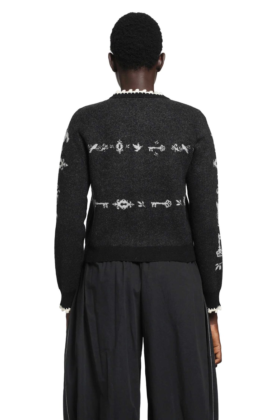 RENLI SU Romantic Angel Wool cardigan, view 4