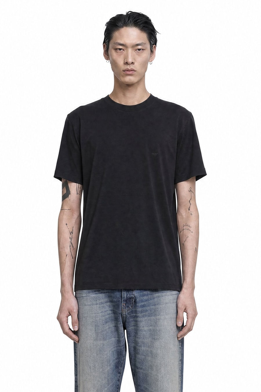 Emporio Armani Travel Essential Jersey T-Shirt, view 2