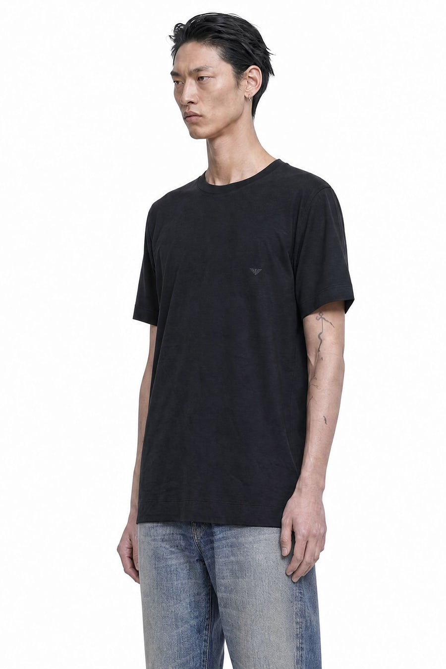 Emporio Armani Travel Essential Jersey T-Shirt, view 3