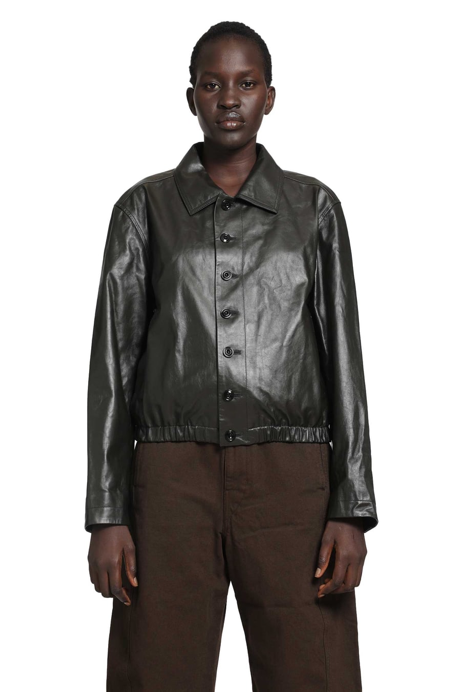 Lemaire Soft Leather Blouson Jacket, view 2