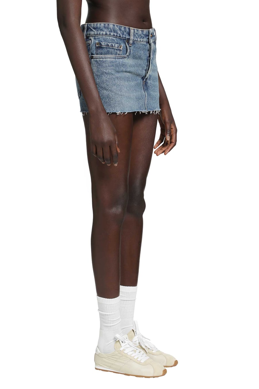 Miu Miu Denim Mini Skirt, view 3