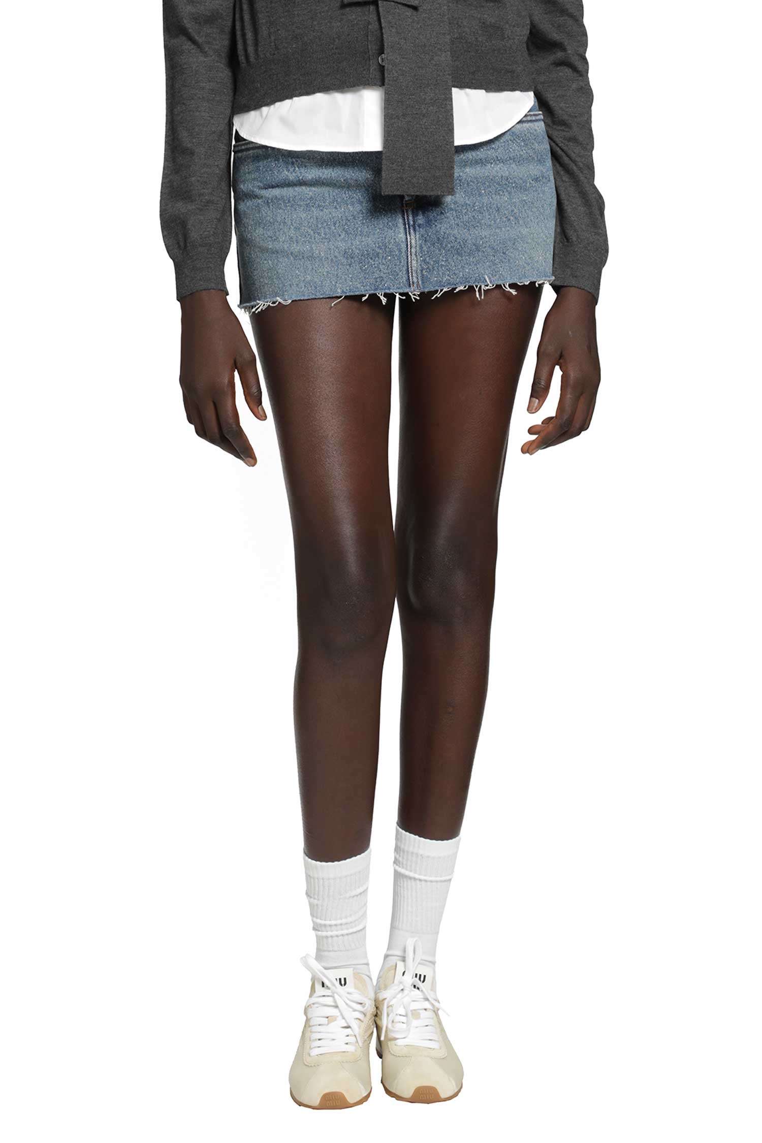 Miu Miu Denim Mini Skirt