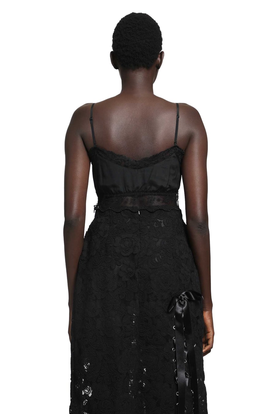 SIMONE ROCHA Lace Trim Negligee Bralette, view 3