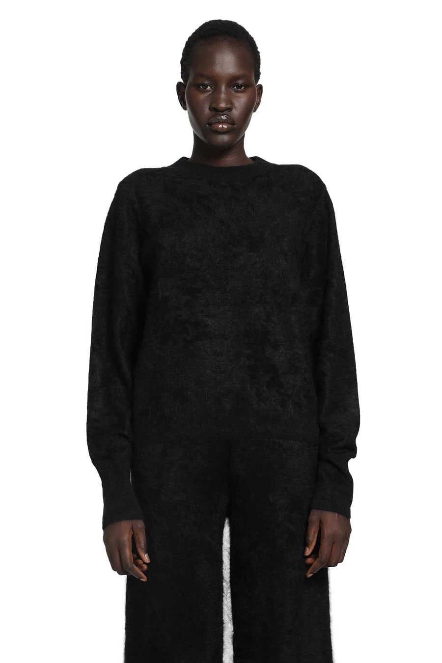 THOM KROM Brushed Cashmere Sweater, view 2