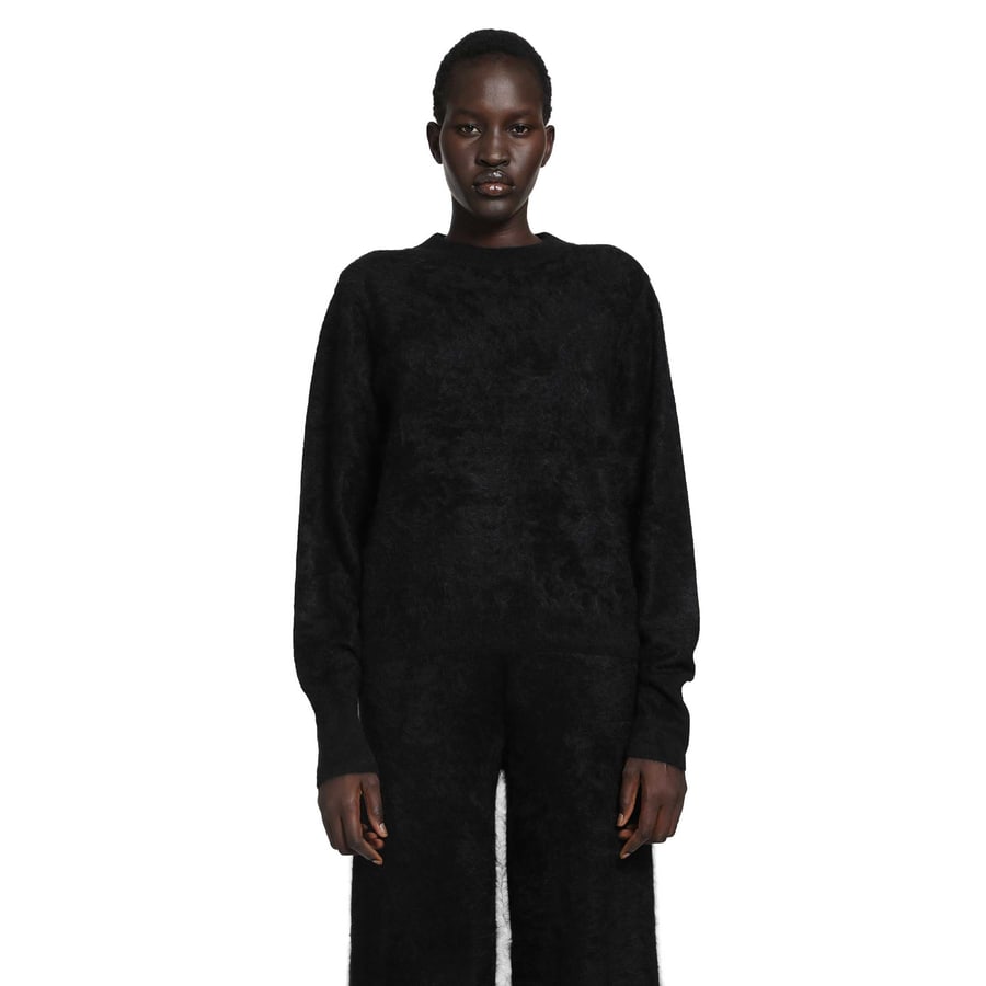 THOM KROM Brushed Cashmere Sweater, view 7
