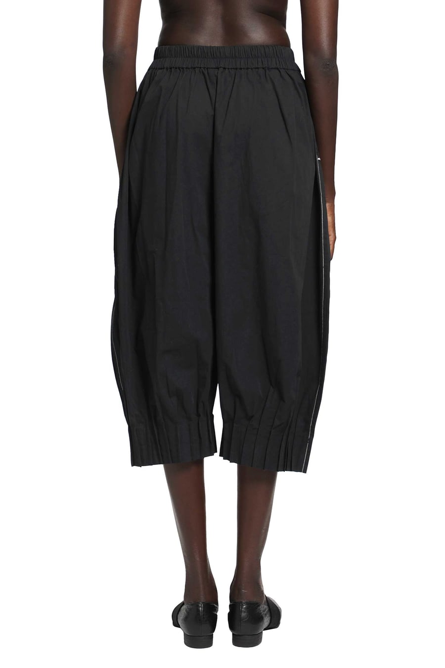 RENLI SU Cropped Barrell Trousers, view 4