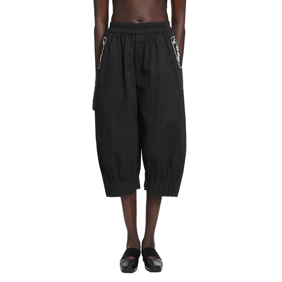 RENLI SU Cropped Barrell Trousers, view 7