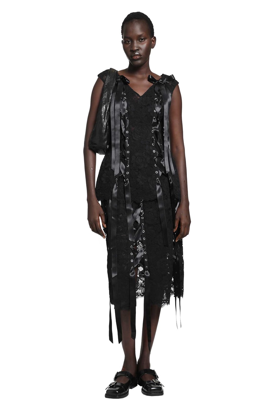 SIMONE ROCHA Unraveling Ribbon Portrait Top, view 6