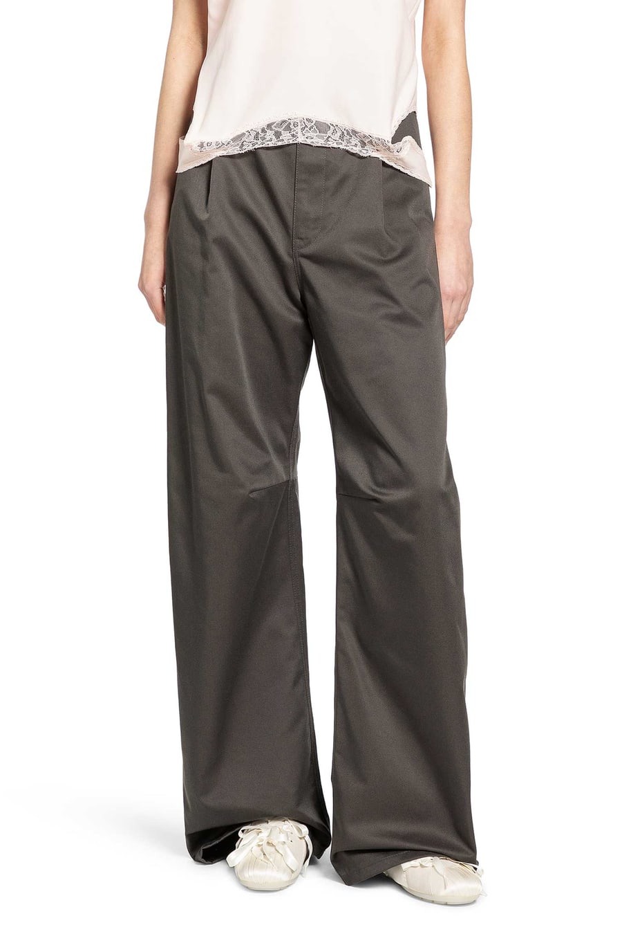 MM6 Maison Margiela Wide Leg Chinos
