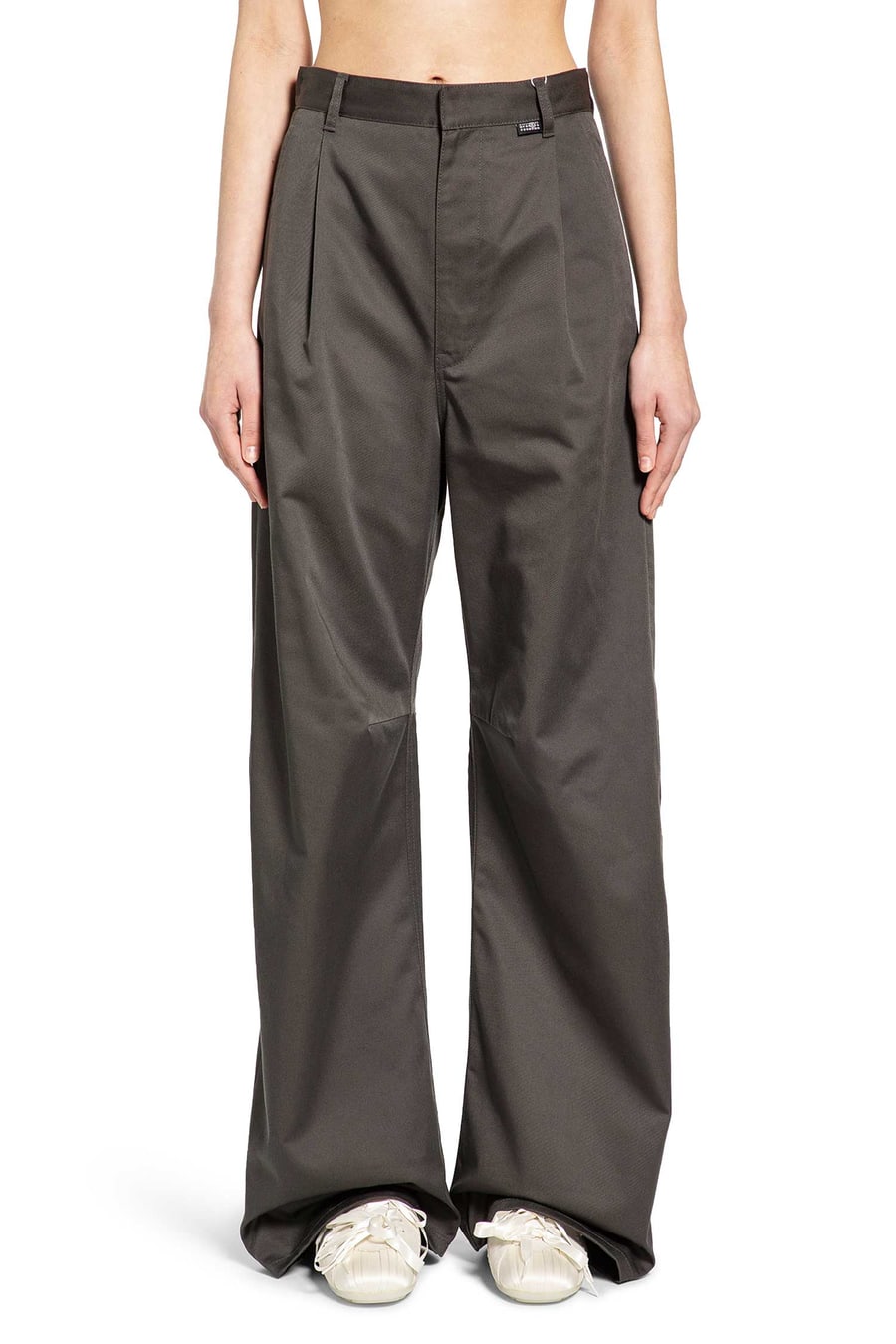 MM6 Maison Margiela Wide Leg Chinos, view 2