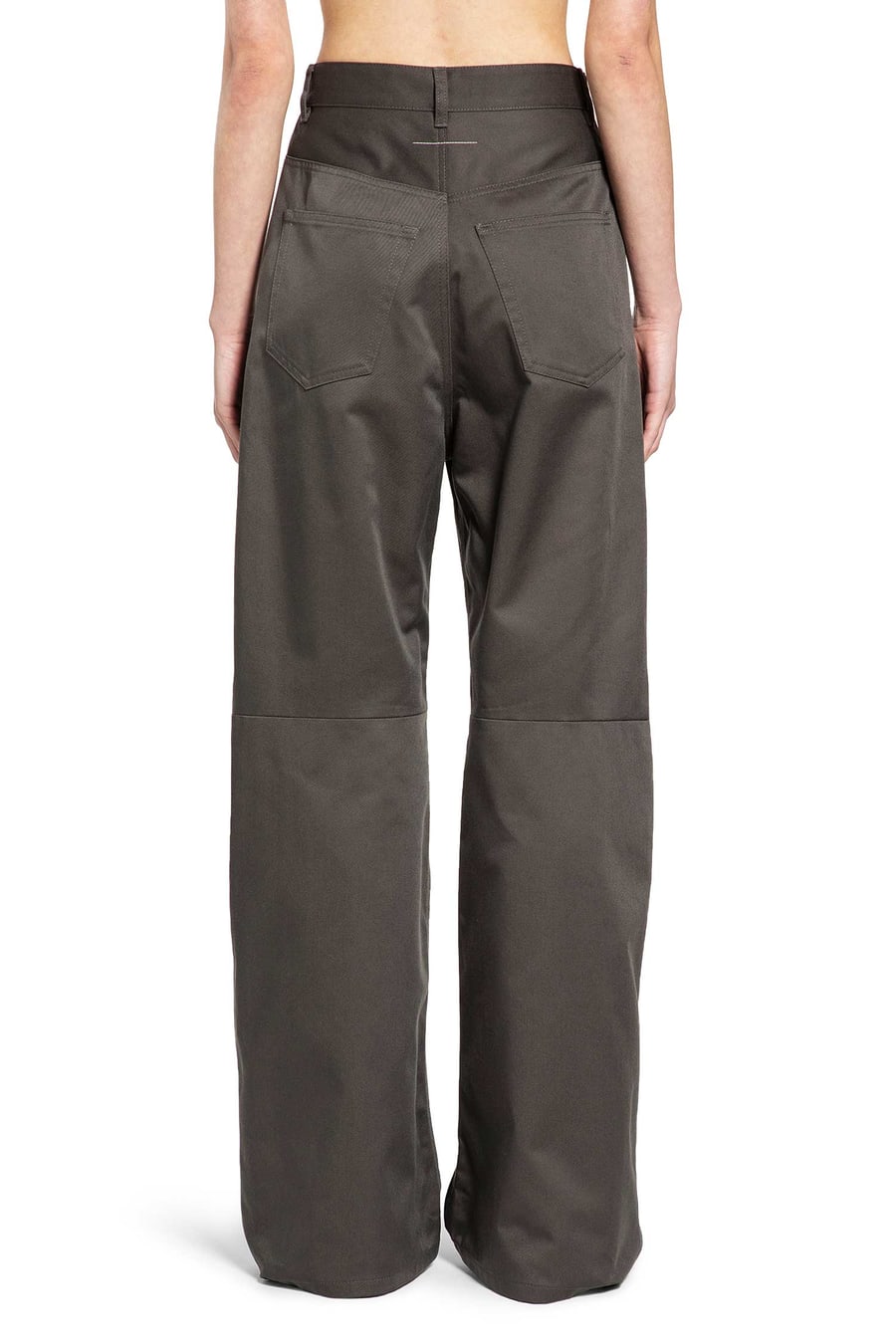 MM6 Maison Margiela Wide Leg Chinos, view 4