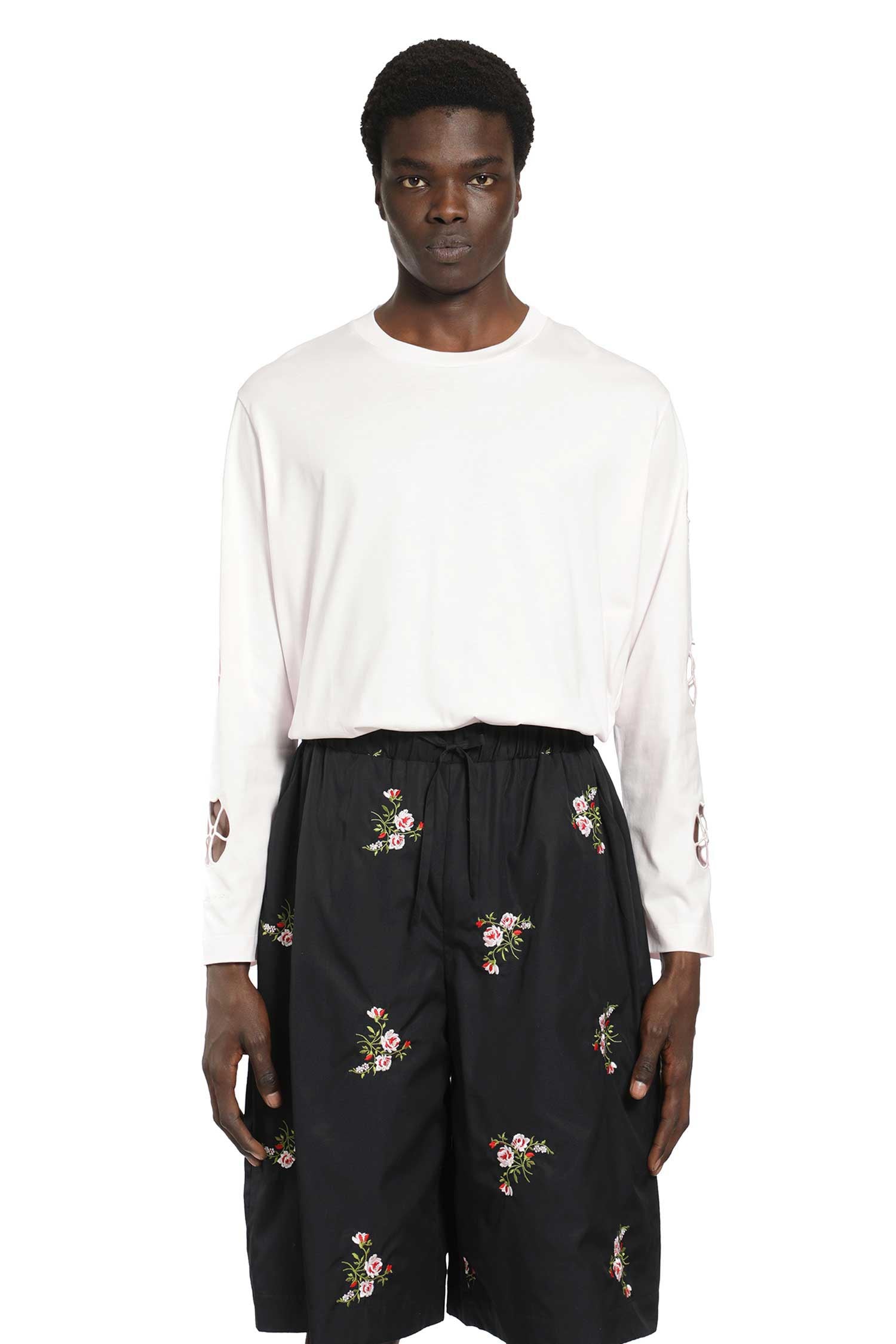 SIMONE ROCHA Daisy Cutout Long Sleeve T-Shirt