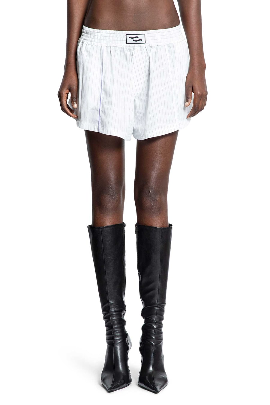 SSHEENA Baseball Stripe Shorts, view 2