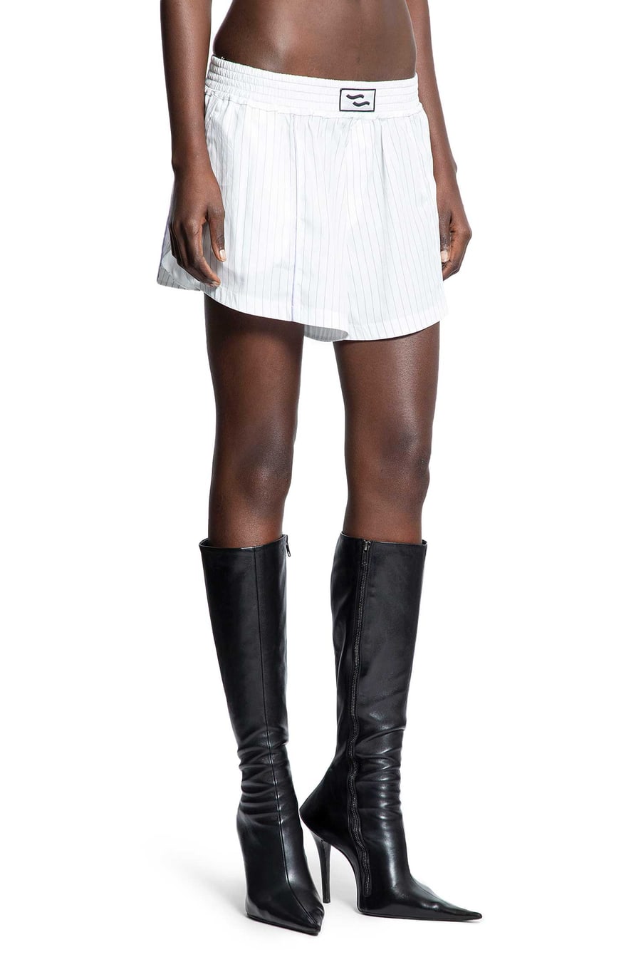 SSHEENA Baseball Stripe Shorts, view 3