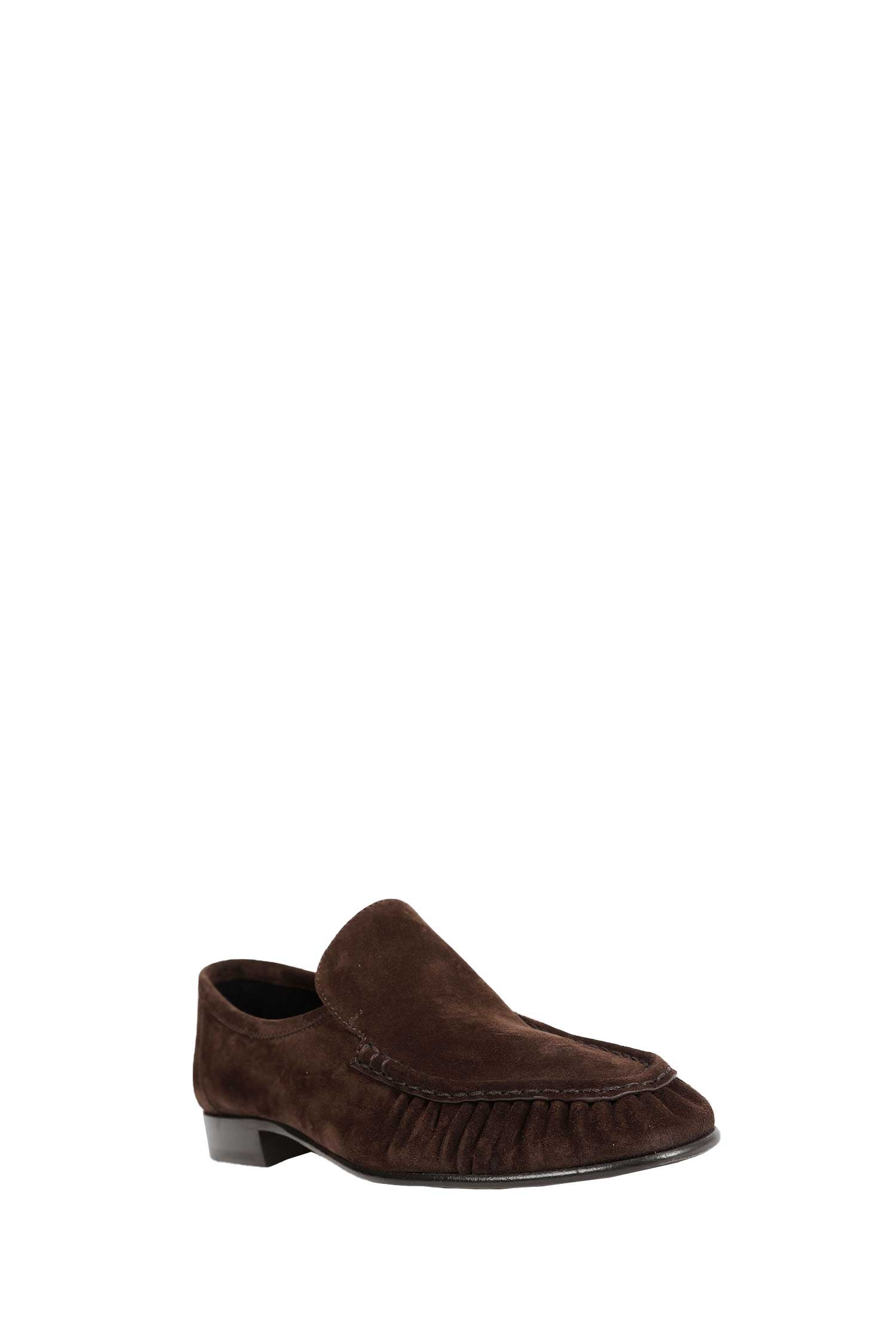 The Row Soft Mocassin Two Loafers, view 2