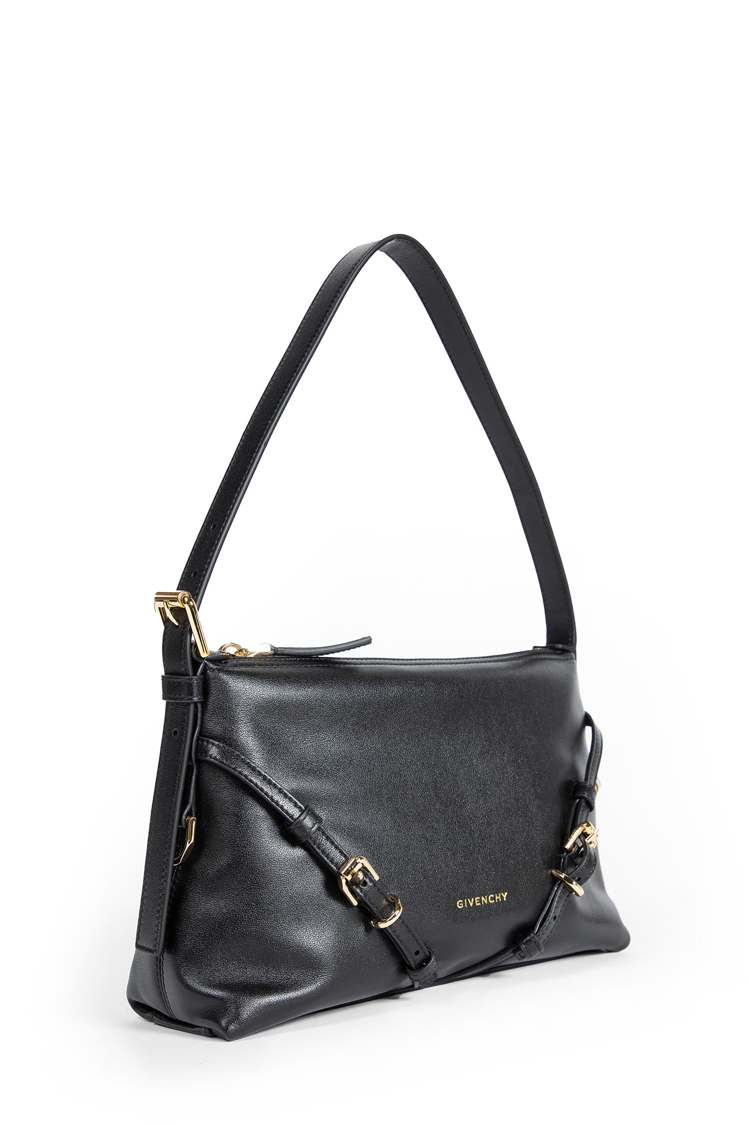 Givenchy Voyou Mini Calf Leather Shoulder Bag, view 2