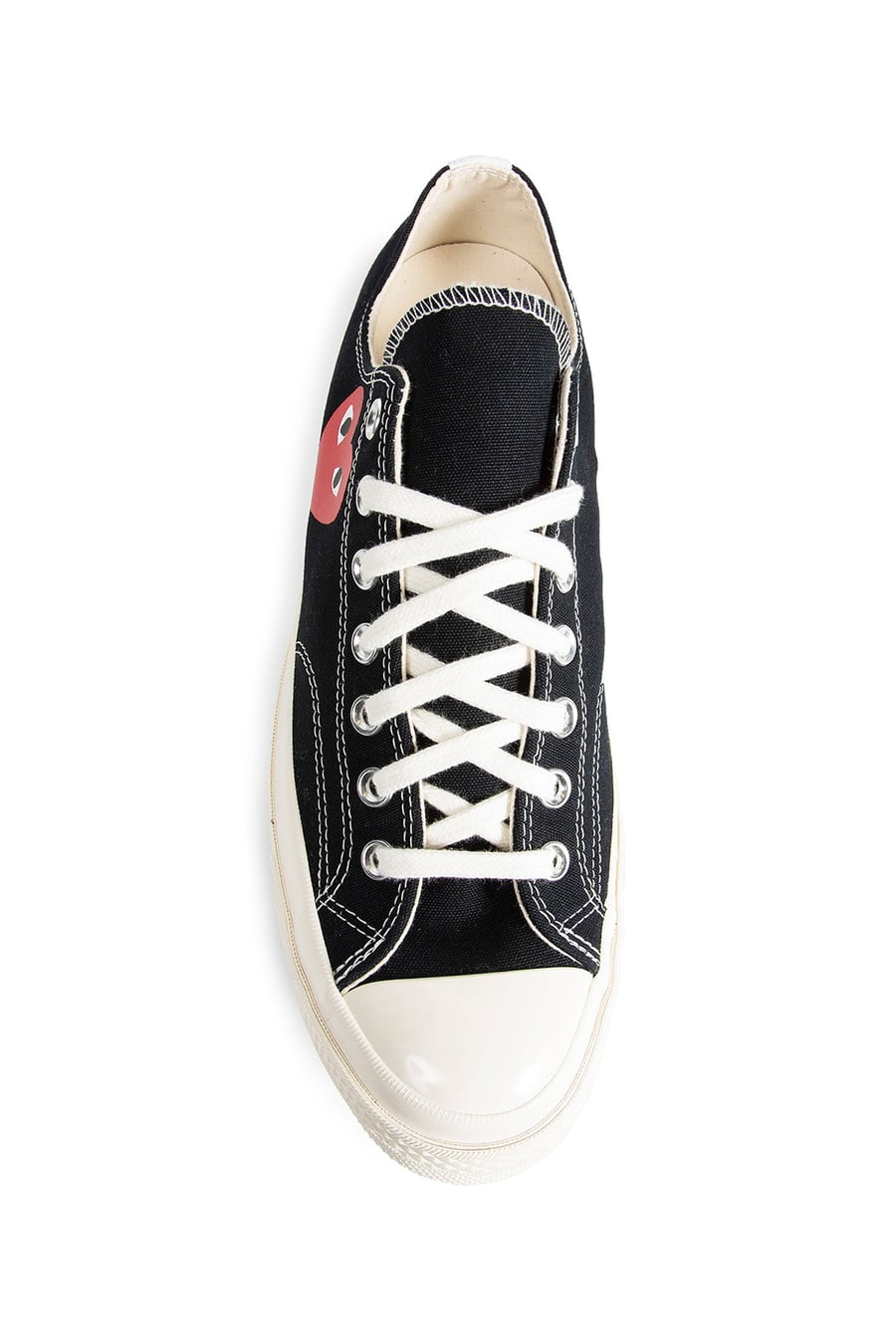 COMME DES GARCONS PLAY Small Red Heart Low Top Sneakers, view 5