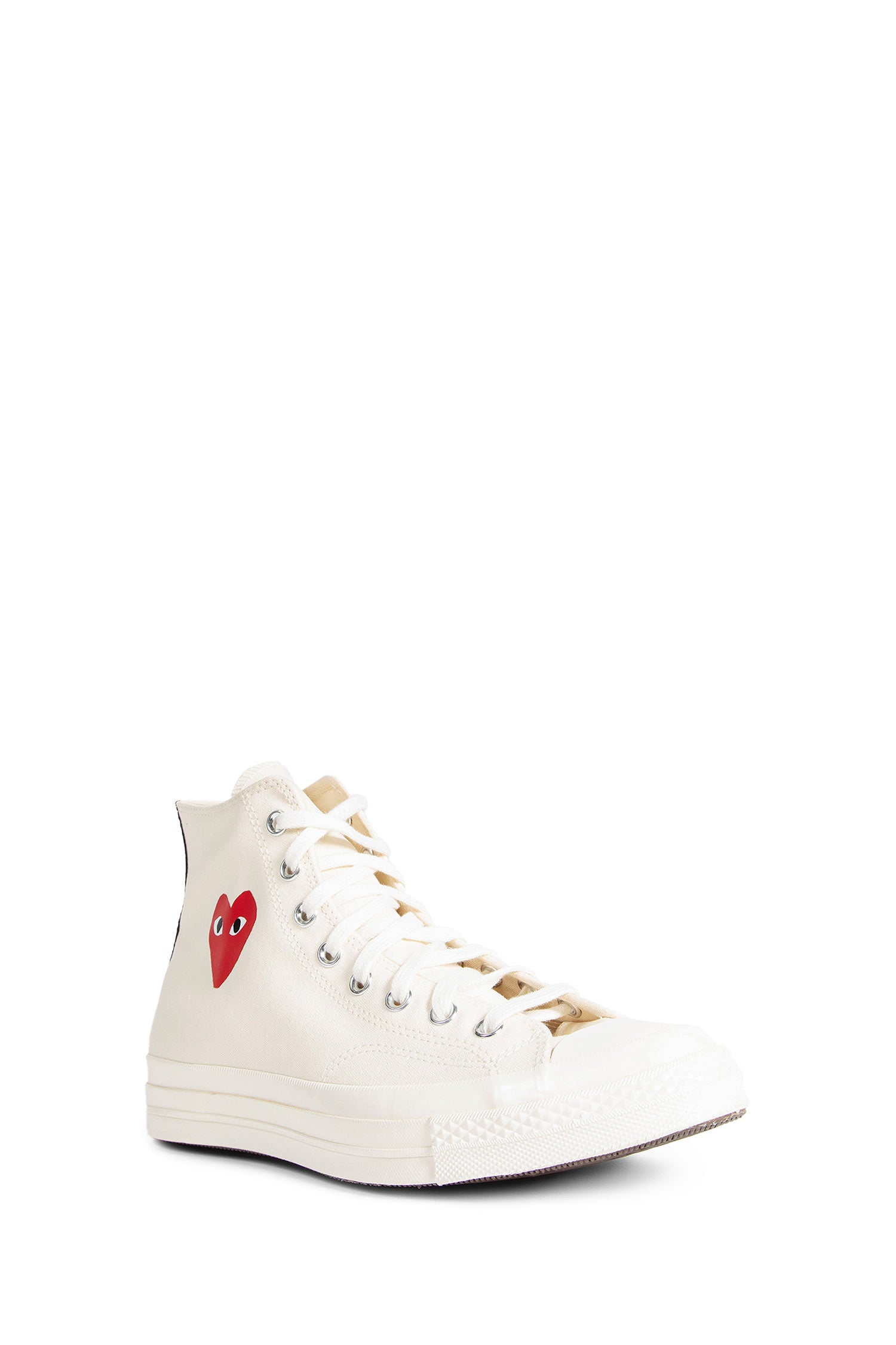 COMME DES GARCONS PLAY Small Red Heart Hi Top Sneakers, view 2