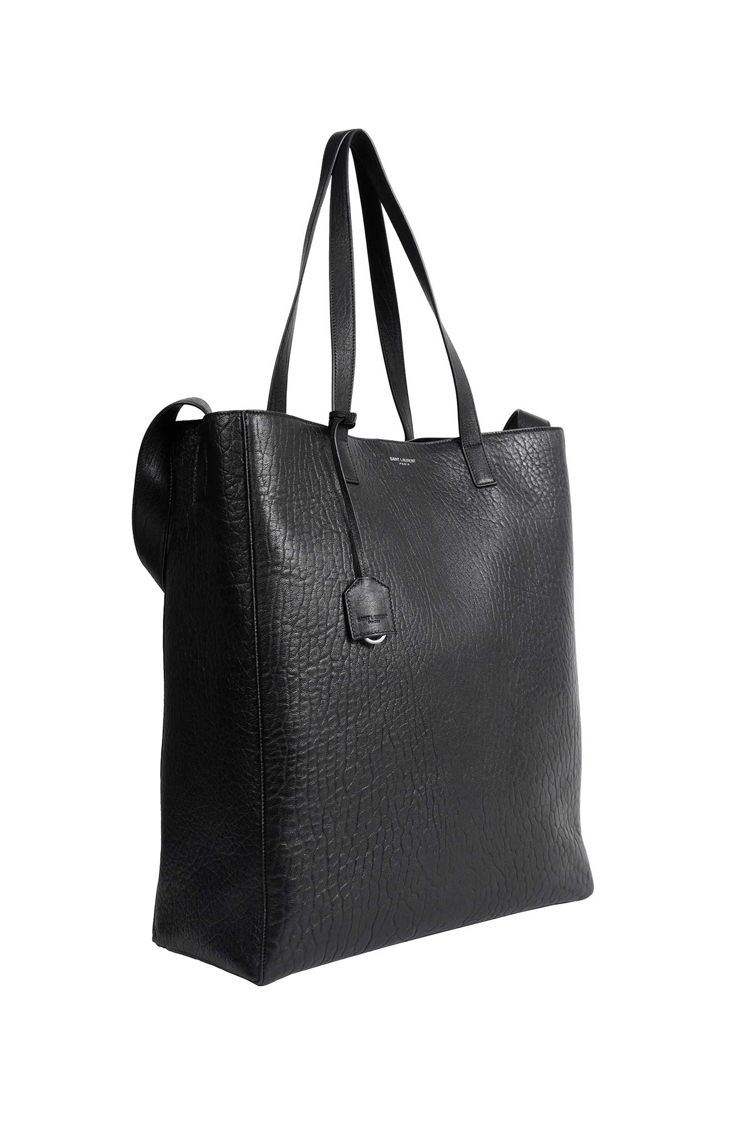 Saint Laurent Bold Leather Hobo Bag, view 2