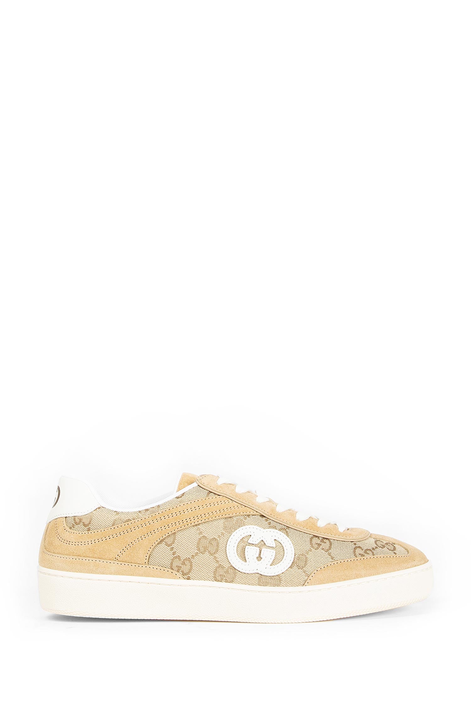 Gucci Canvas and Leather Sneakers