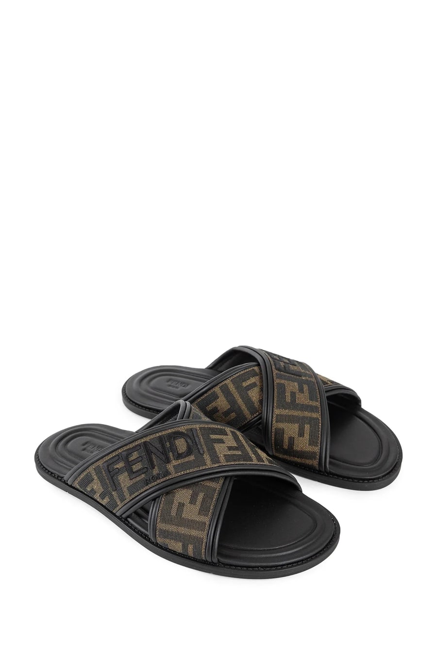 Fendi FF Fabric Slides, view 7