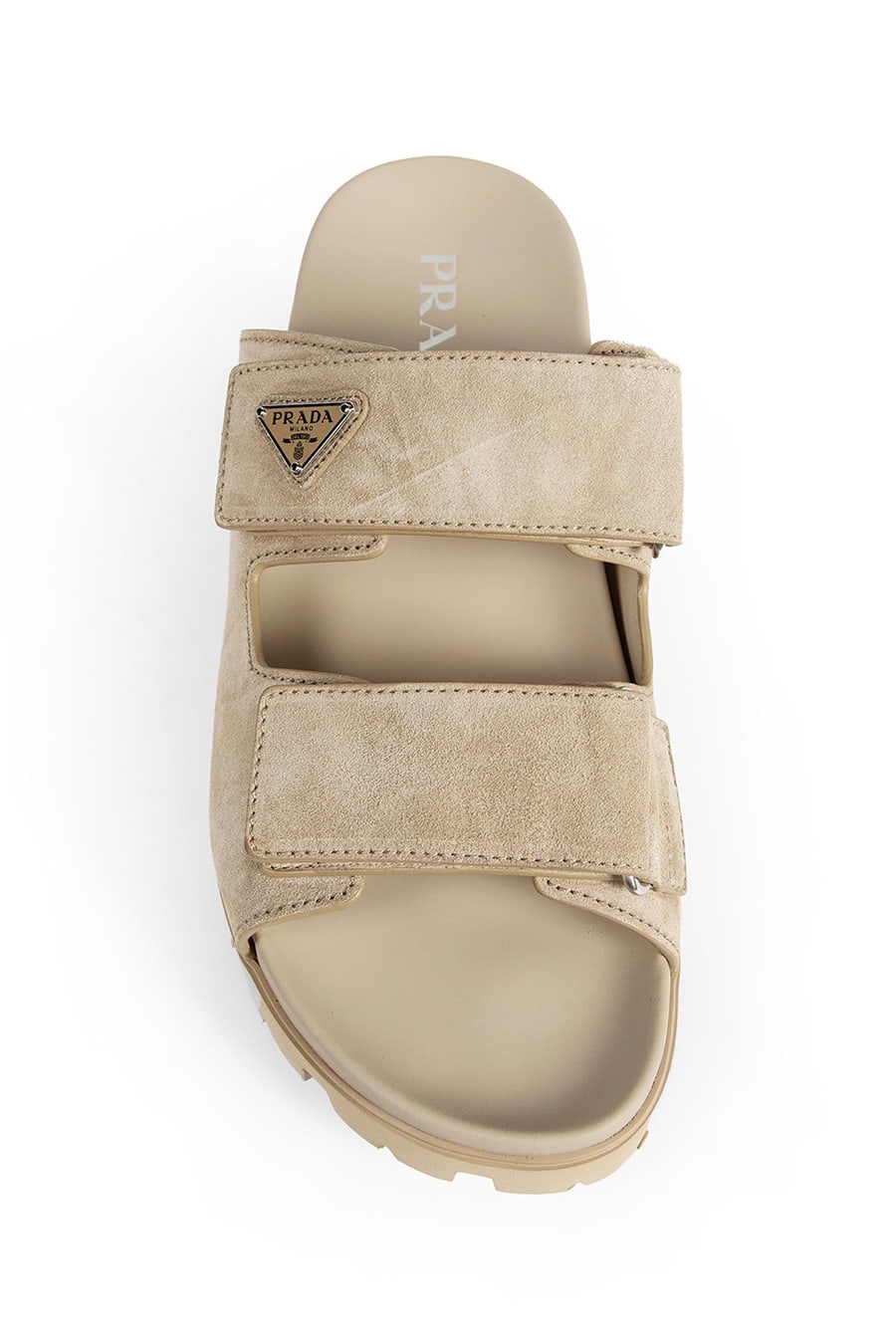 Prada Suede Band Sandals, view 5