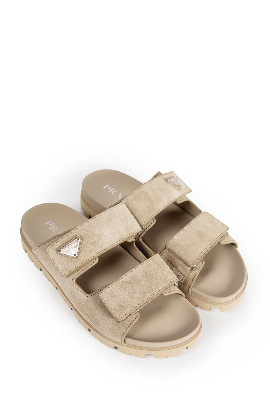 Prada Suede Band Sandals, view 6