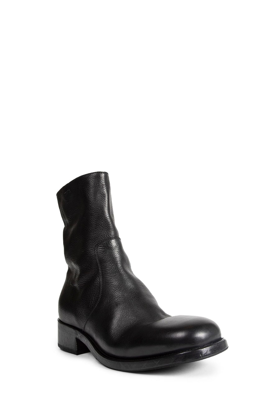 Prada Leather Zipper Ankle Boots, view 2