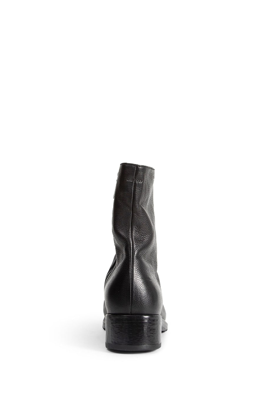 Prada Leather Zipper Ankle Boots, view 3