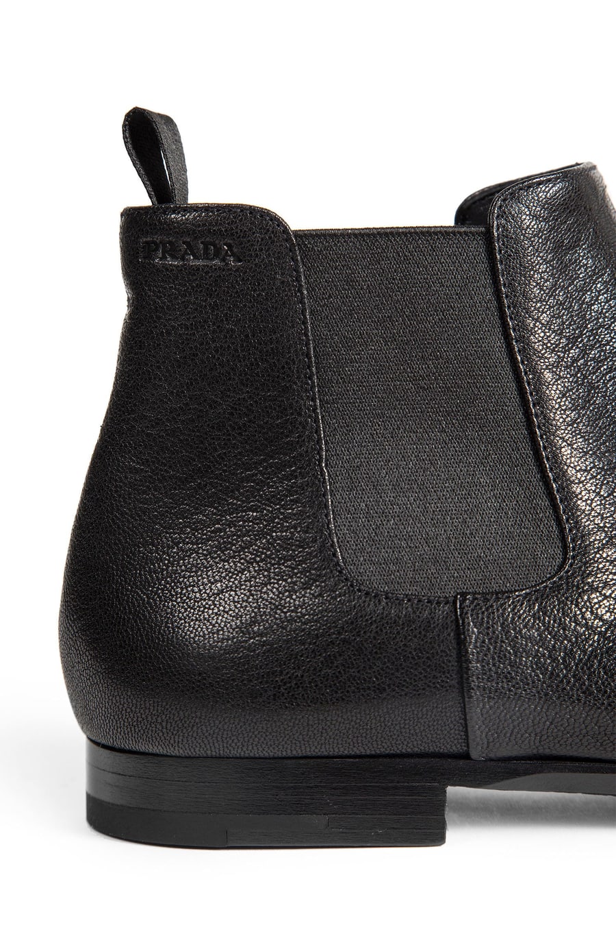 Prada Leather Chelsea Boots, view 6