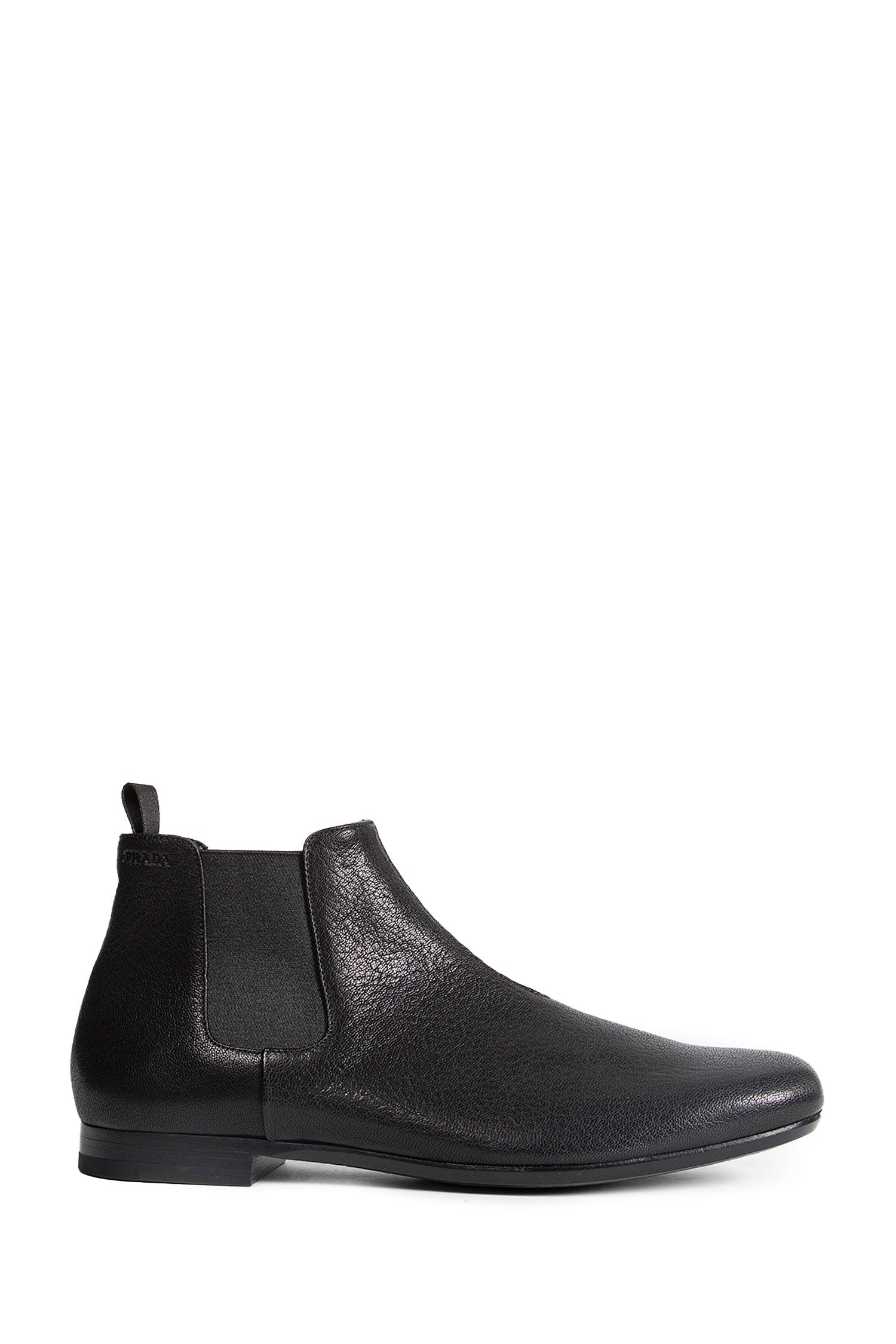 Prada Leather Chelsea Boots