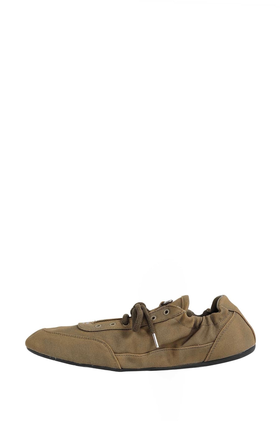 Prada Collapse Canvas Sneakers, view 4