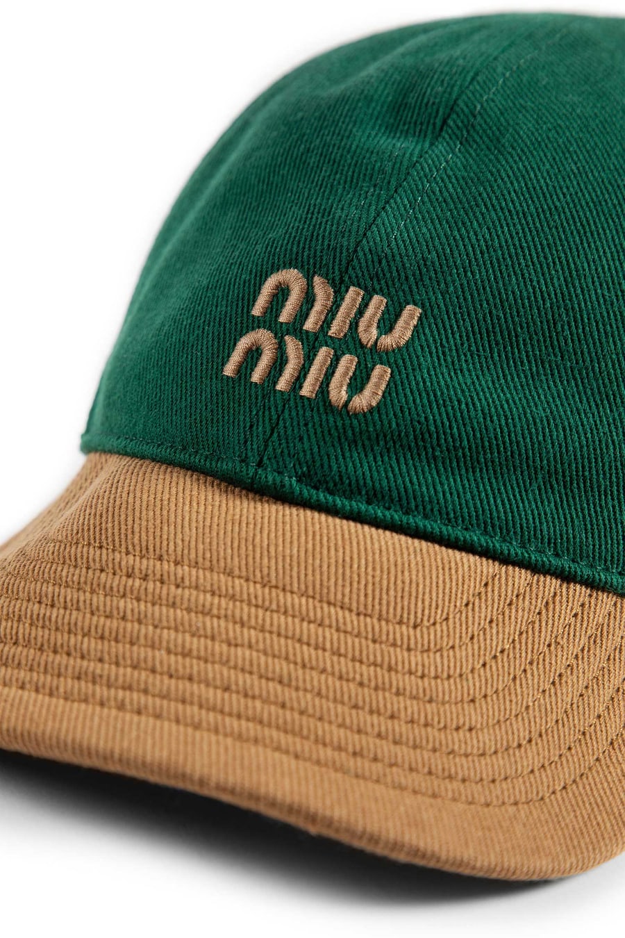 Miu Miu Drill Baseball Cap, view 4