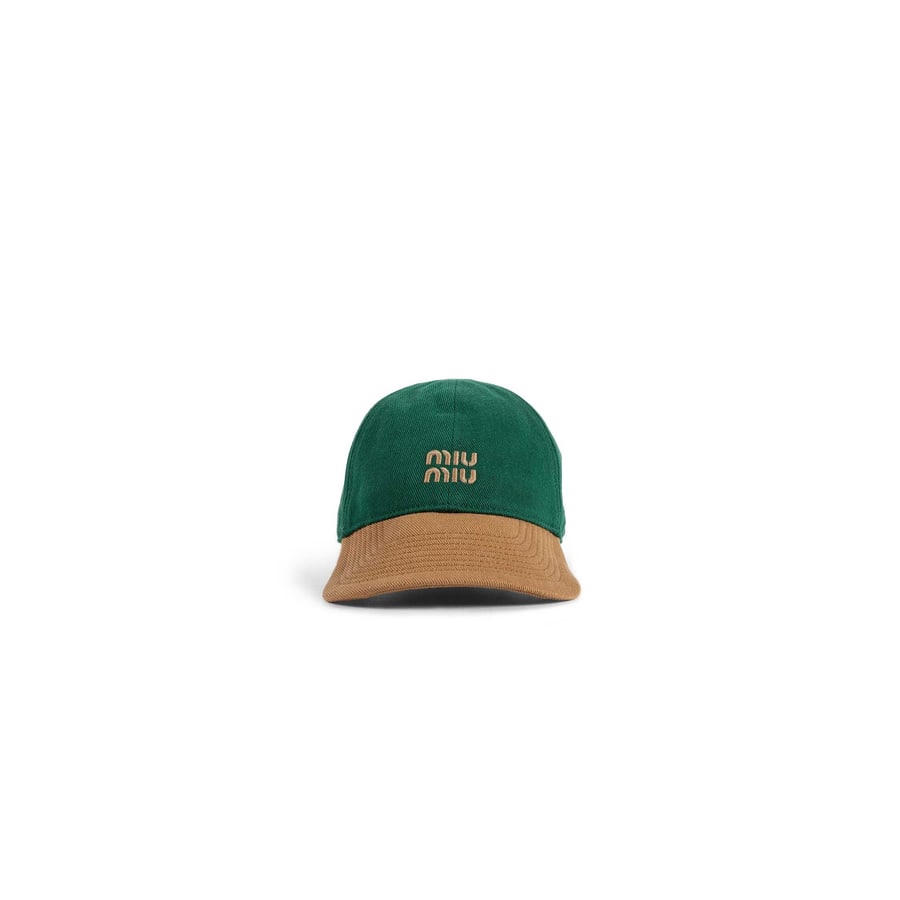 Miu Miu Drill Baseball Cap, view 5