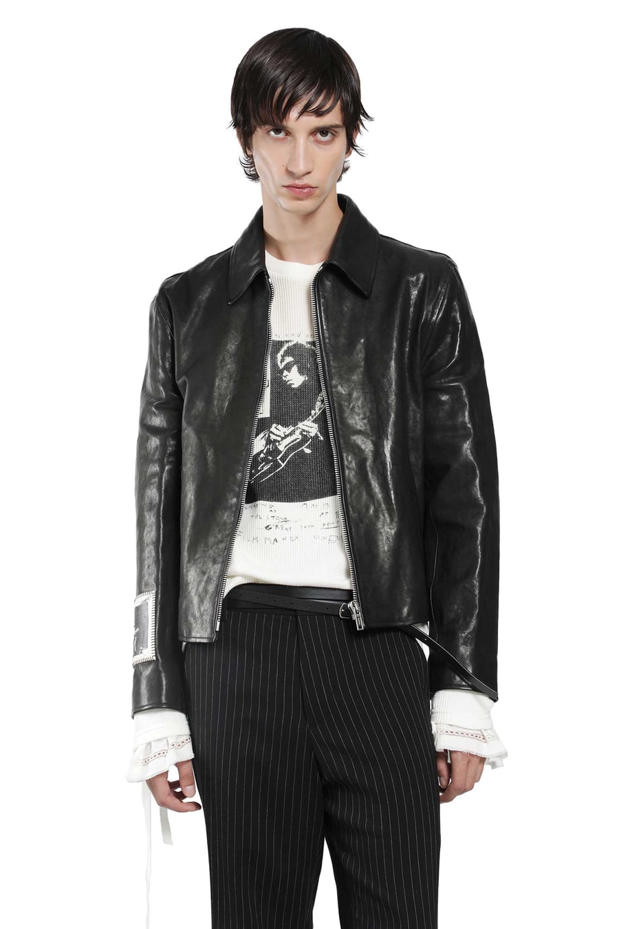 Ann Demeulemeester Sandor Leather Jacket