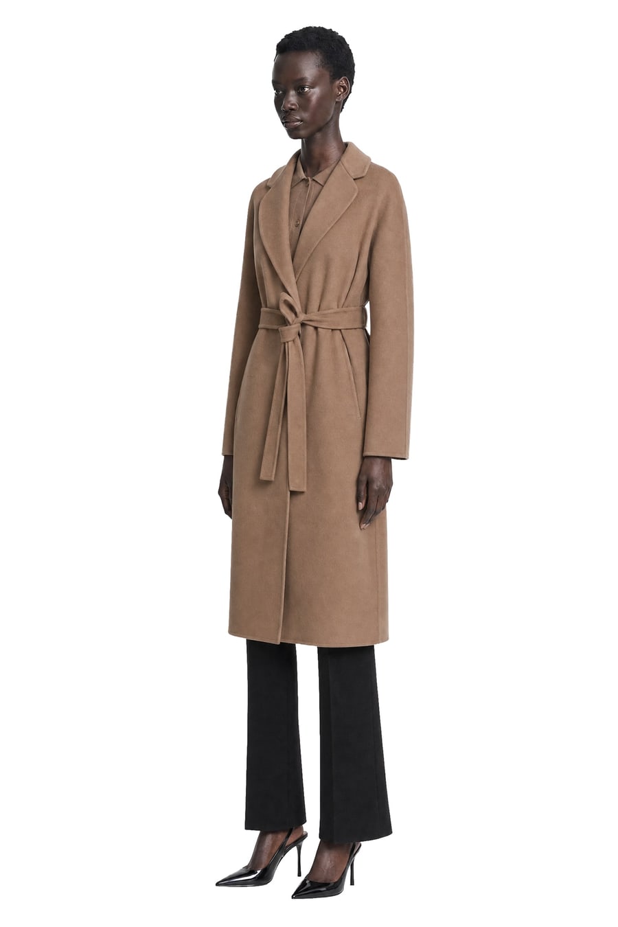 'S Max Mara Wool Broadcloth Midi Coat, view 3
