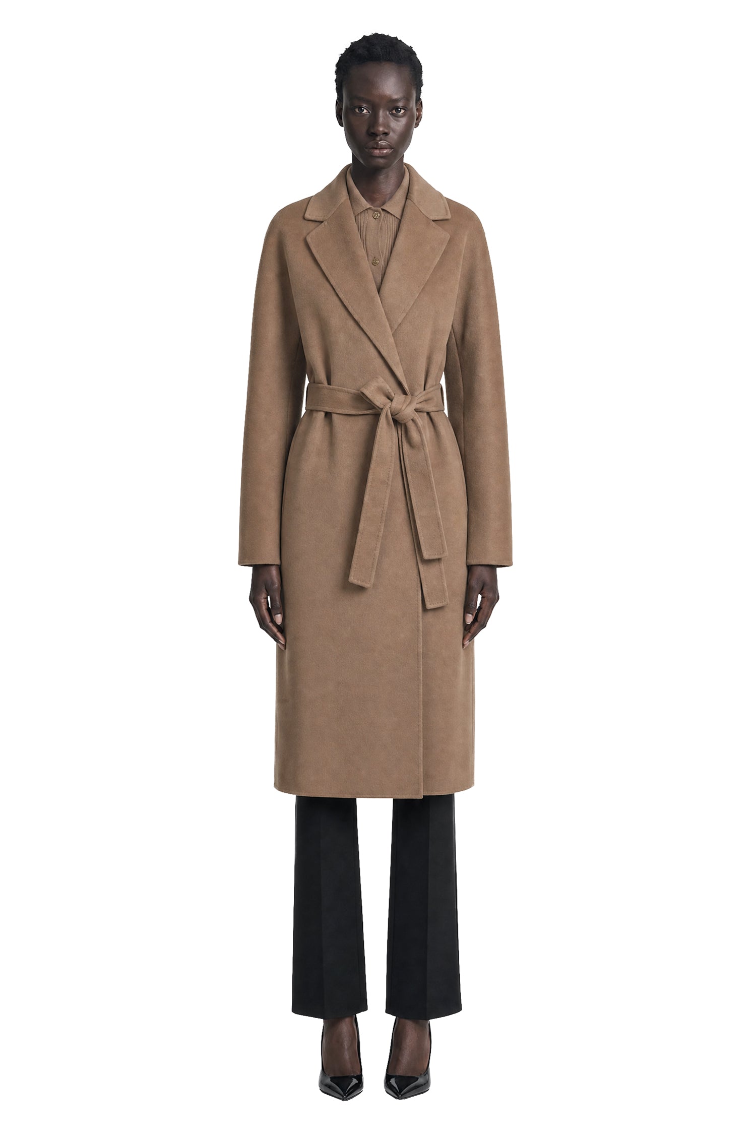 'S Max Mara Wool Broadcloth Midi Coat, view 2