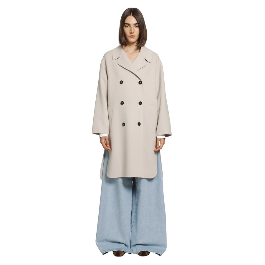 'S Max Mara Double-breasted Wool Midi Coat, view 5