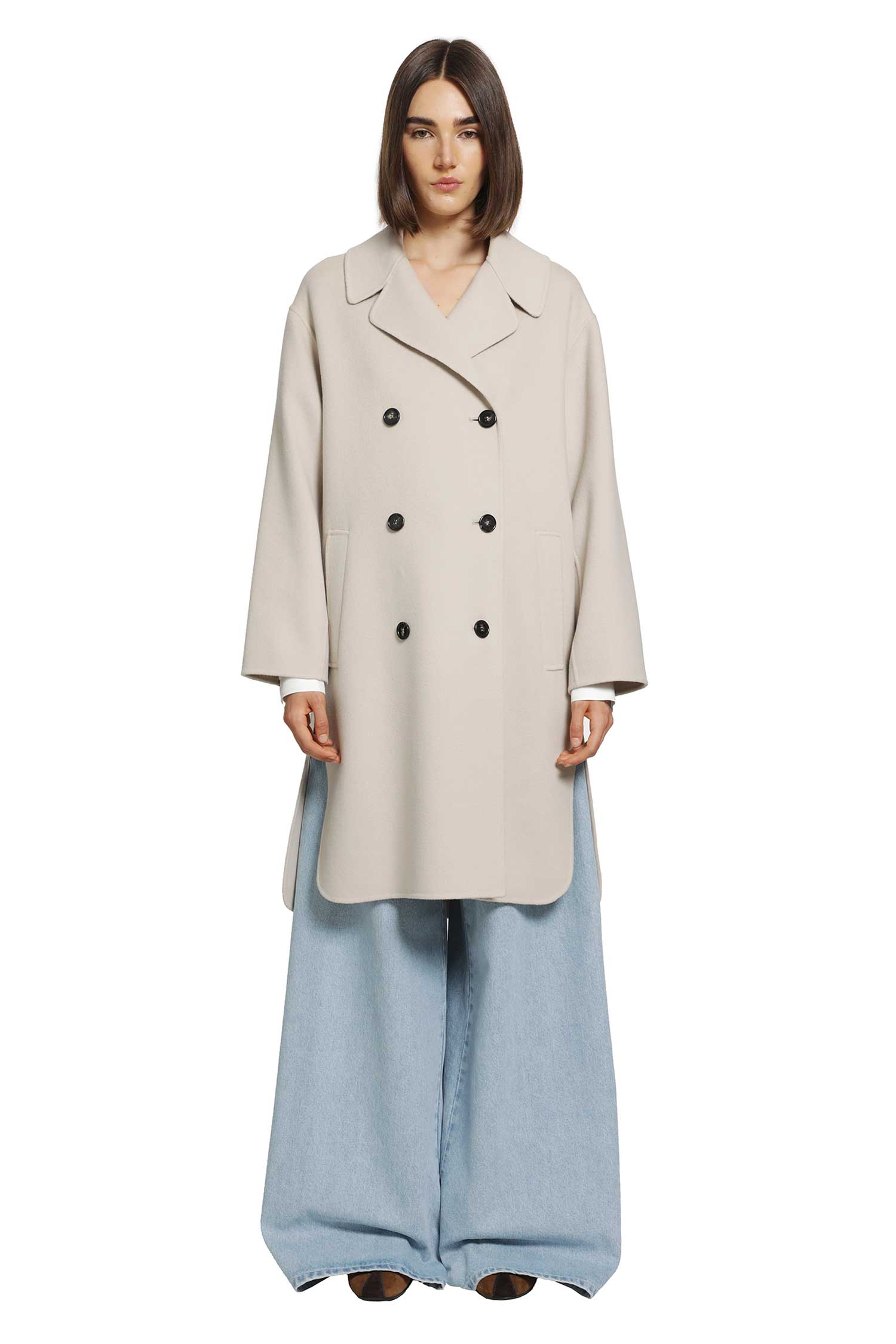 'S Max Mara Double-breasted Wool Midi Coat, view 2