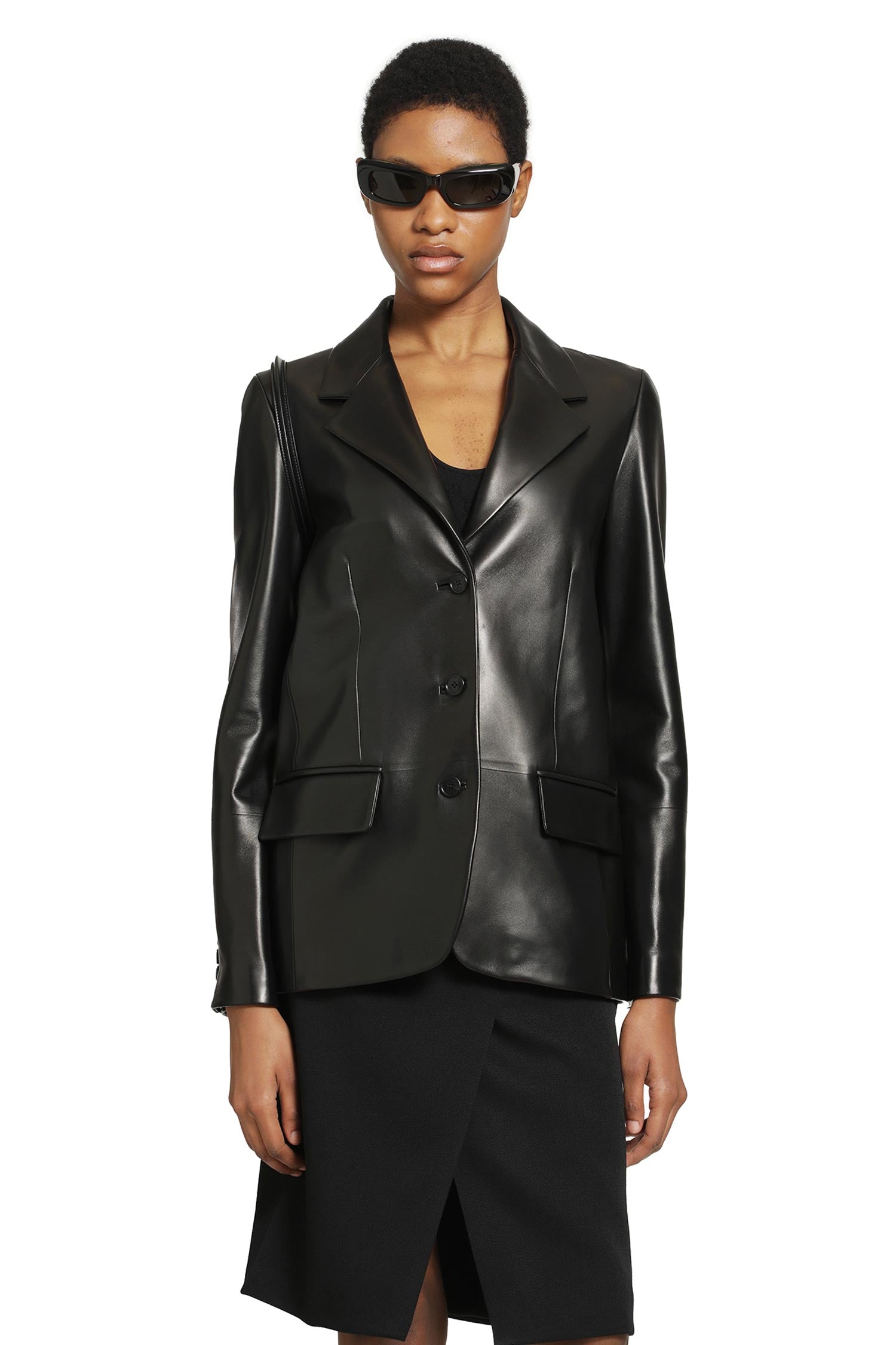 Gucci Leather Blazer
