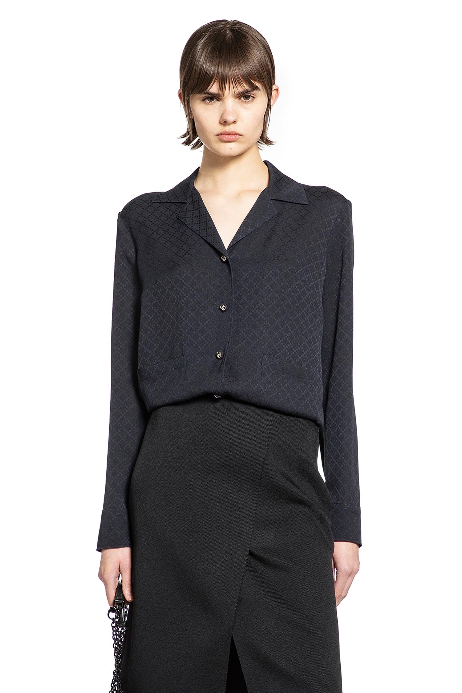 Gucci Silk Jacquard Shirt