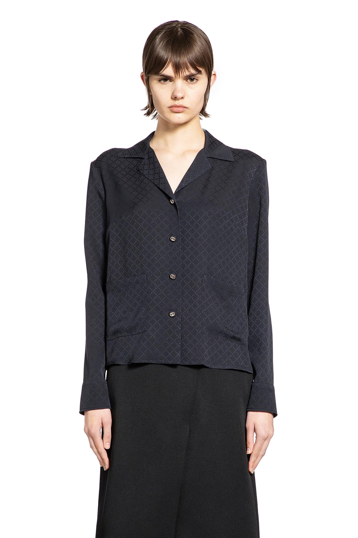Gucci Silk Jacquard Shirt, view 2