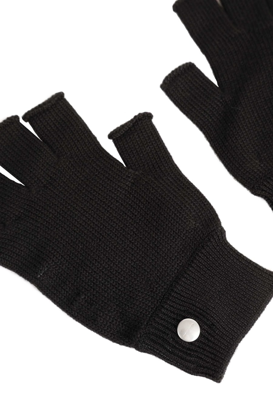 Rick Owens Fingerless Virgin Wool Gloves, view 2
