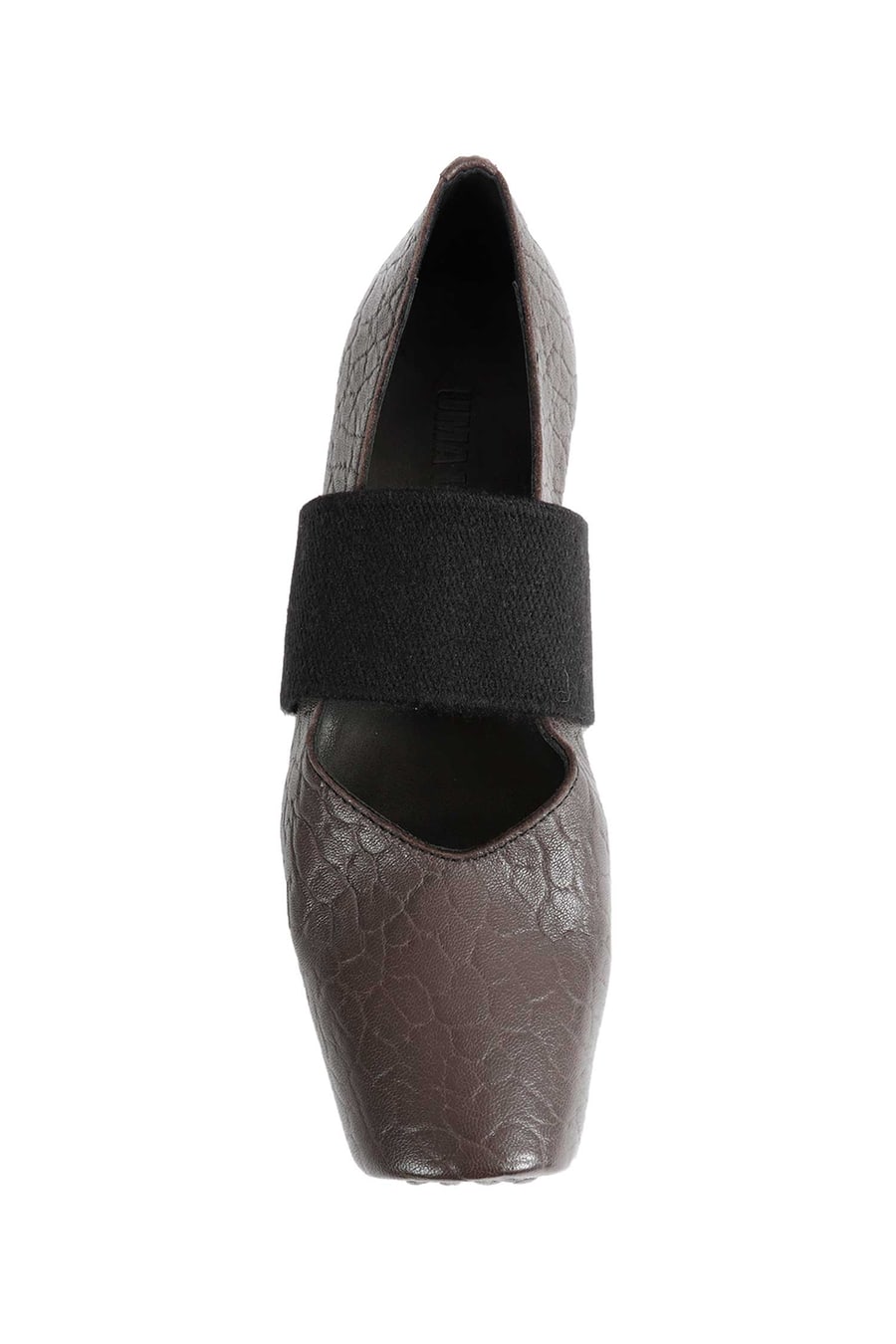 UMA WANG Leather Ballet Shoes, view 5