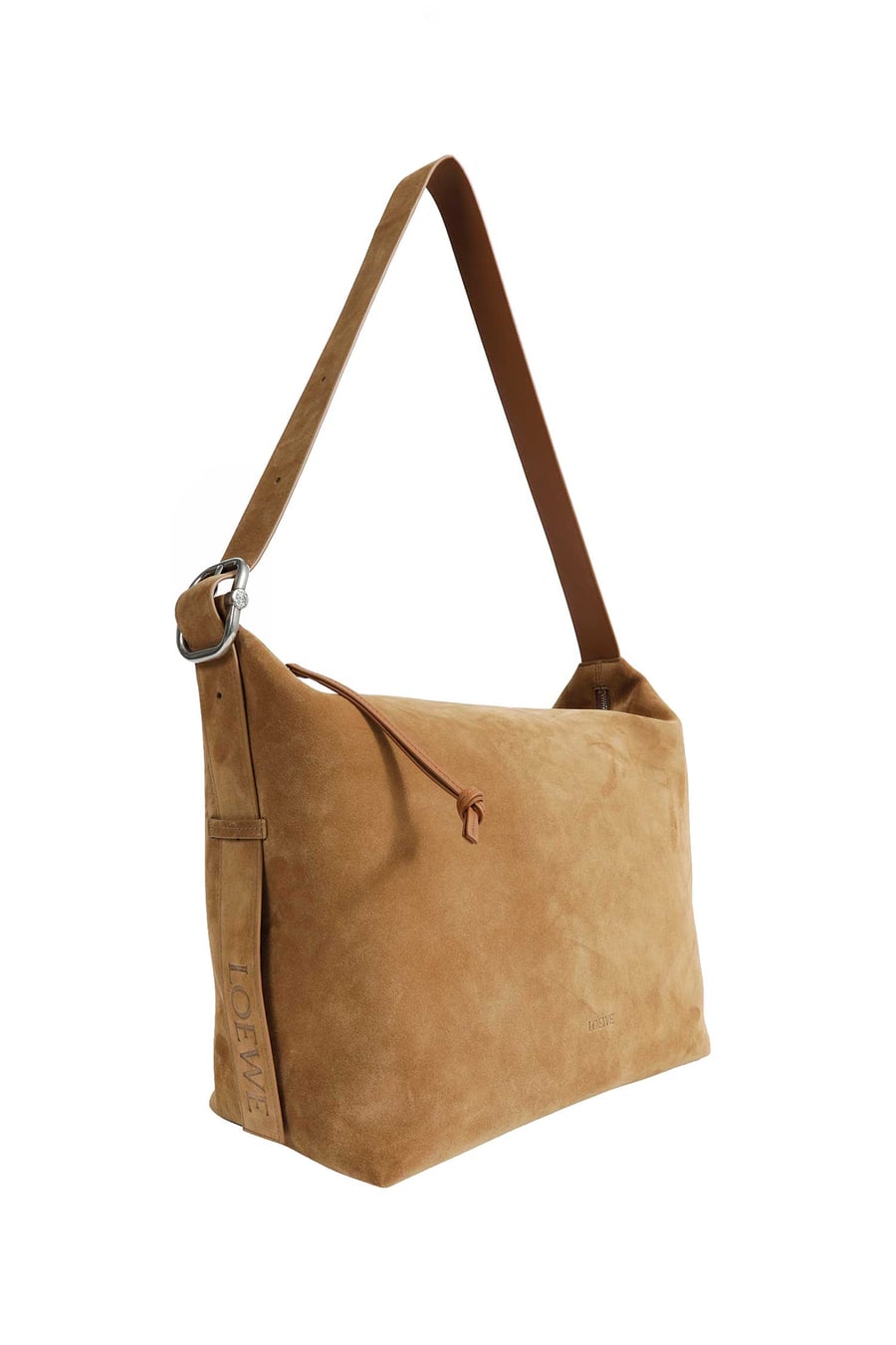Loewe Suede Large Loop Hobo Bag, view 2