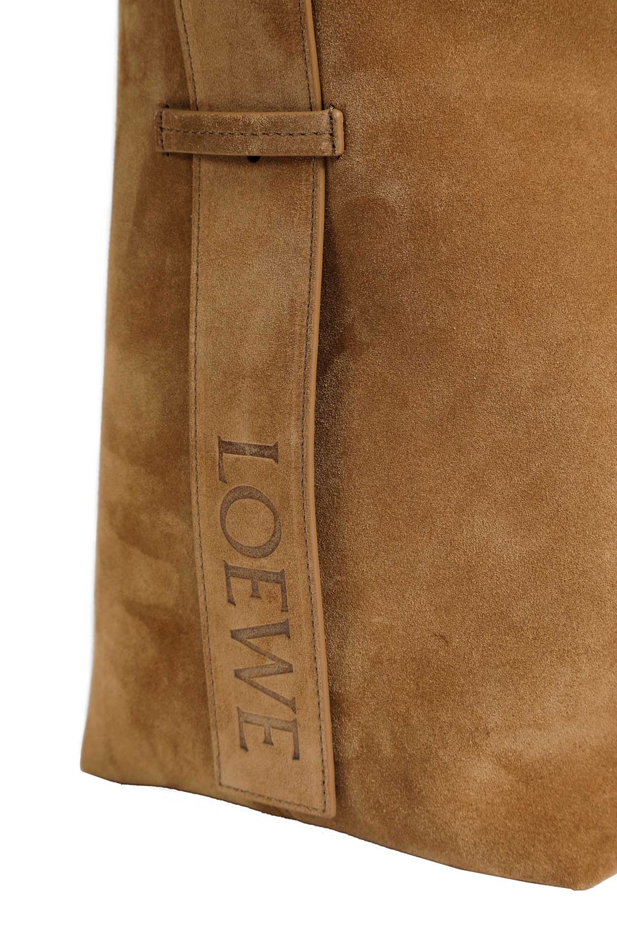 Loewe Suede Large Loop Hobo Bag, view 4