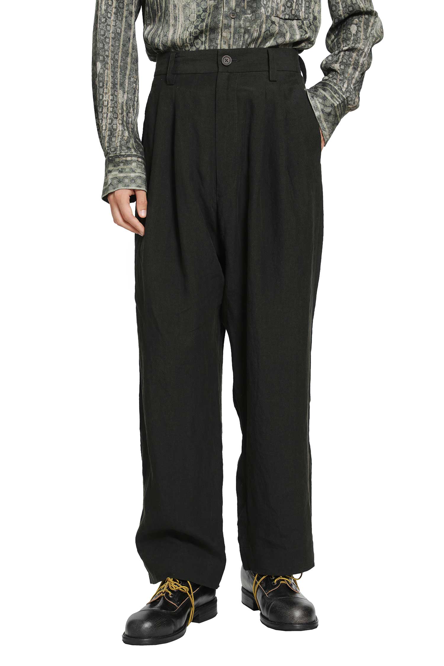 ZIGGY CHEN Wide Leg Trousers