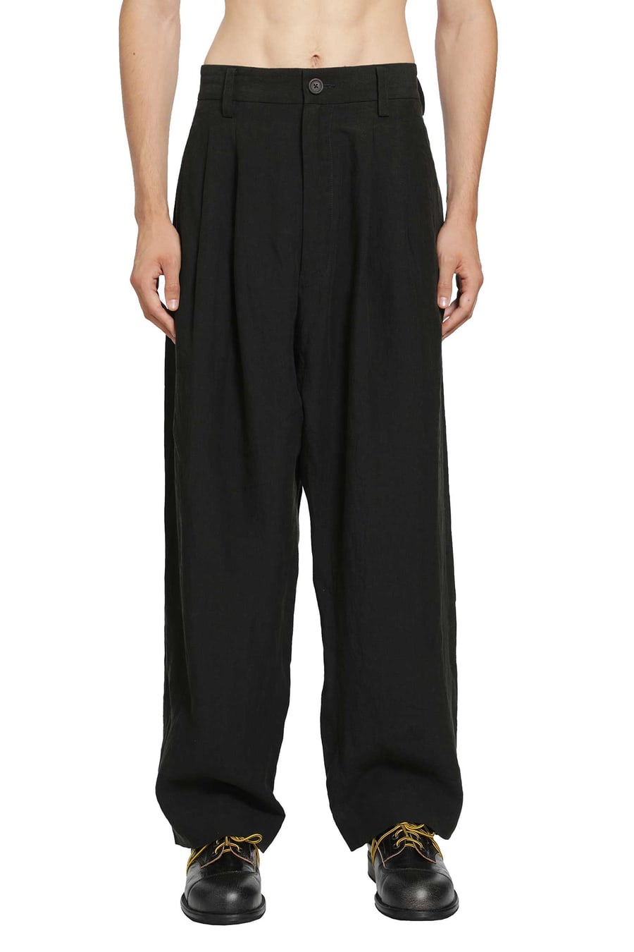 ZIGGY CHEN Wide Leg Trousers, view 2